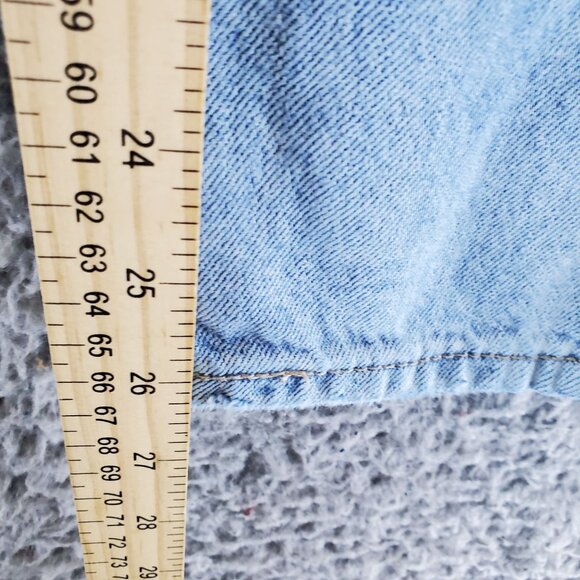 Levis Jeans Womens Size 24 Light Blue High Loose Taper Distressed Denim - Picture 10 of 15